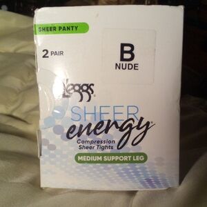 L'eggs Sheer Energy Medium Support Tights in Nude